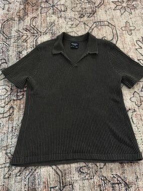 Men’s Abercrombie and Fitch Polo Sweater XL